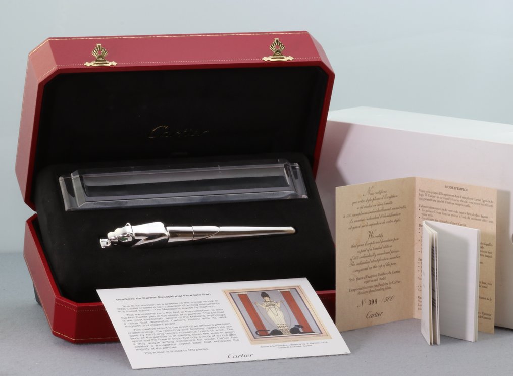 Cartier - Exceptional Panthere limited edition Sterling Silver - 钢笔 #1.0