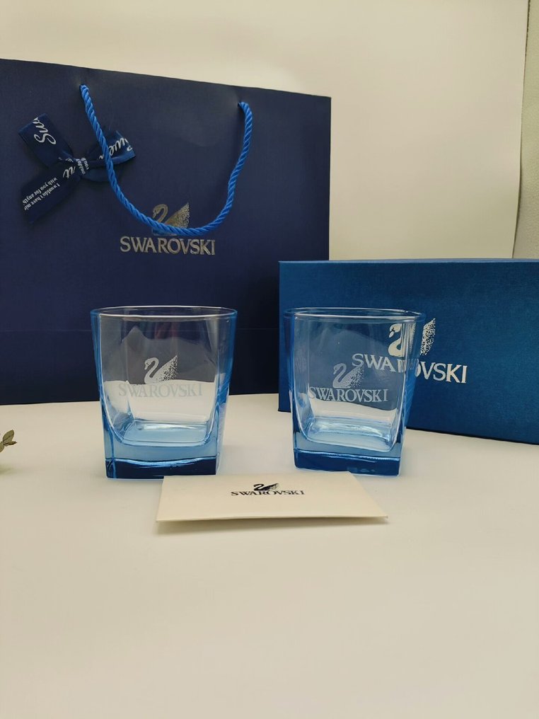 Swarovski - Swarovski - Φλιτζάνι (2) - Γυαλί - Ποτήρι ουίσκι Swarovski #3.2