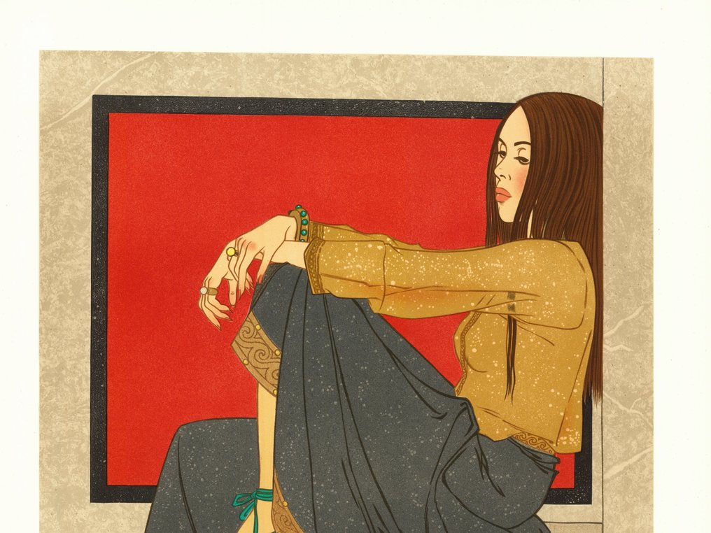 Philippe Noyer (1917-1985) - La Femme au fauve #1.0