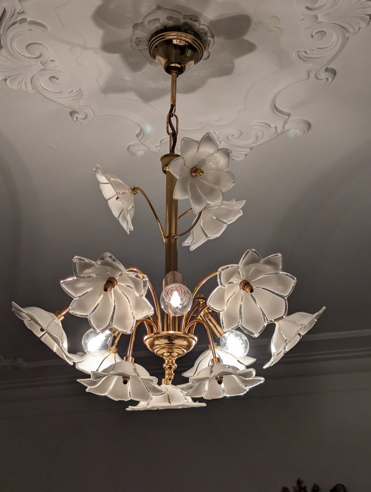 Lampada a sospensione - Vetro - Roselline #1.0