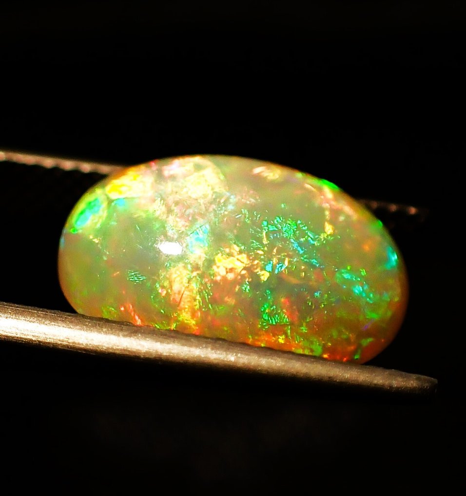 Πολύχρωμο Οπάλιο - 4.39 ct - Antwerp Laboratory for Gemstone Testing (ALGT) - Άριστη Ποιότητα Χρώματος #1.0