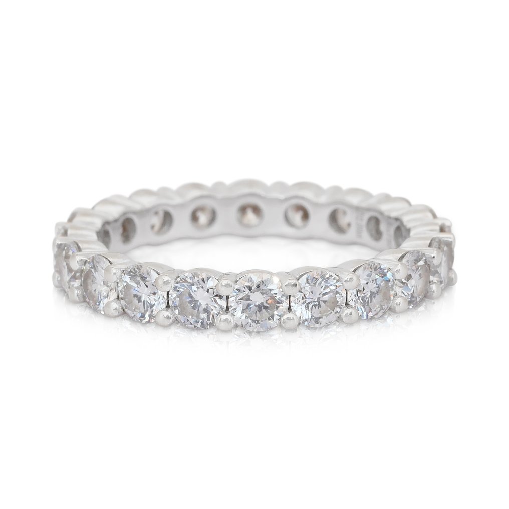 戒指 - 18K包金 白金 - 2.32ct. tw. 钻石 (天然) #4.3