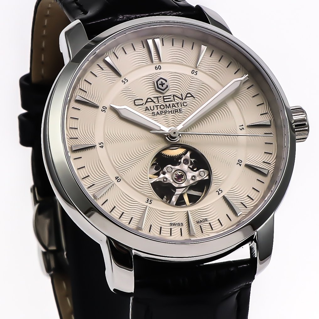 Catena - Automatic Swiss Watch Open Heart - CAH026-EA - Ohne Mindestpreis - Herren - 2020 und ff. #1.0
