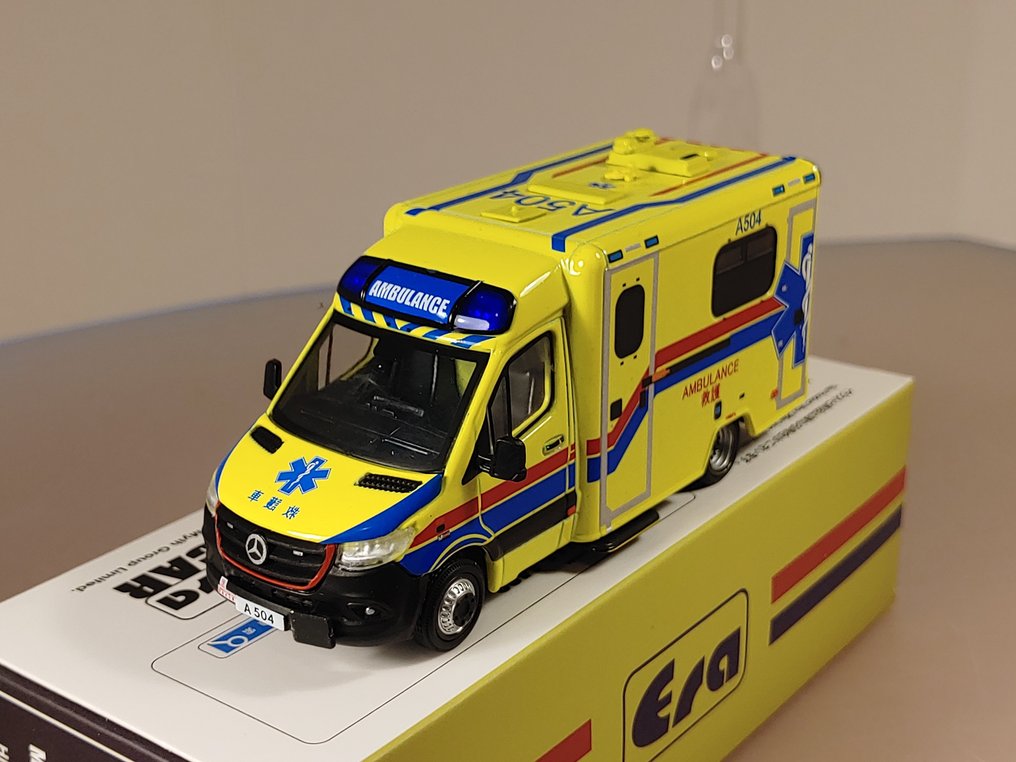 ERA Car 1:64 - Model car - Mercedes-Benz Sprinter Hong Kong Ambulance A504 #4.3