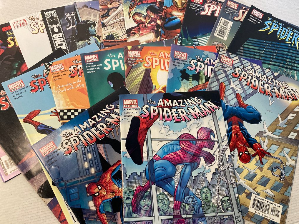 Amazing Spider-Man (1998) 20 issues in the range # 45 to 550 + Annual. No Reserve Price! High Grade! - featuring Iron Man, Mr. Fantastic, Captain America and many more! - 20 Comic collection - First edition - 2002/2008 #1.0