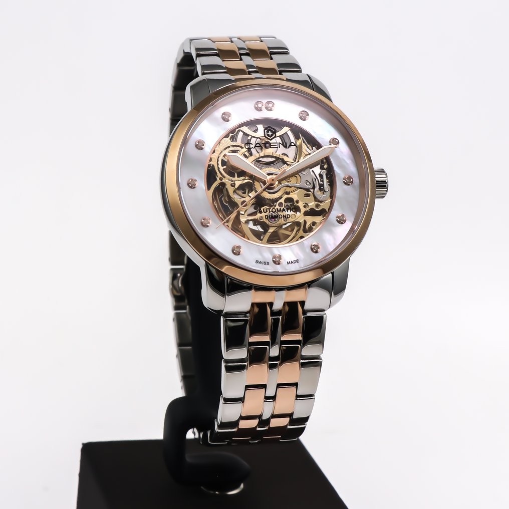 Catena - Skeleton Diamond Automatic Swiss Watch - CAH025-2BM - No Reserve Price - Men - 2020+  #1.0