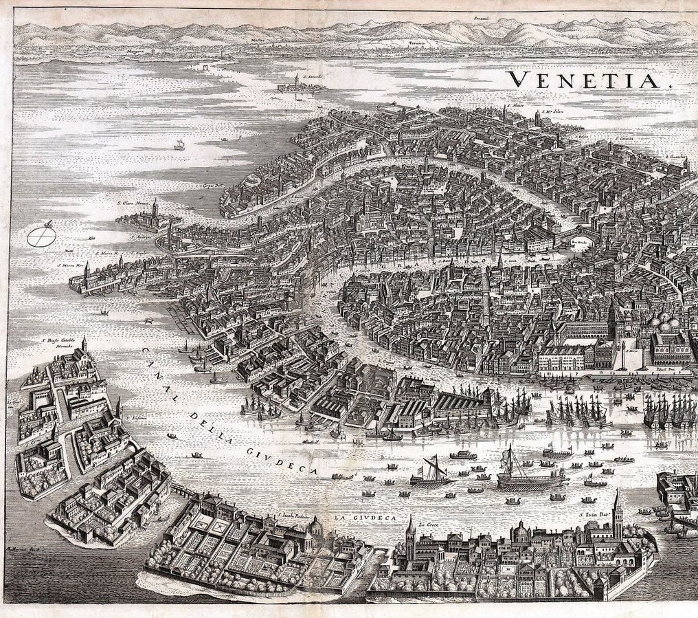 Italy - Venice; M. Merian / M. Zeiller - Venetia - 1640 #1.0
