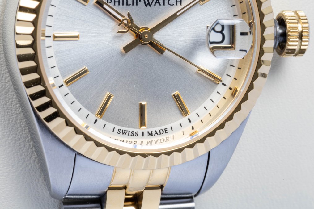 Philip Watch - Caribe Urban - Date - Silver - Swiss Made - 31 mm - FREE SHIPPING - 女士 - 2025 #4.3