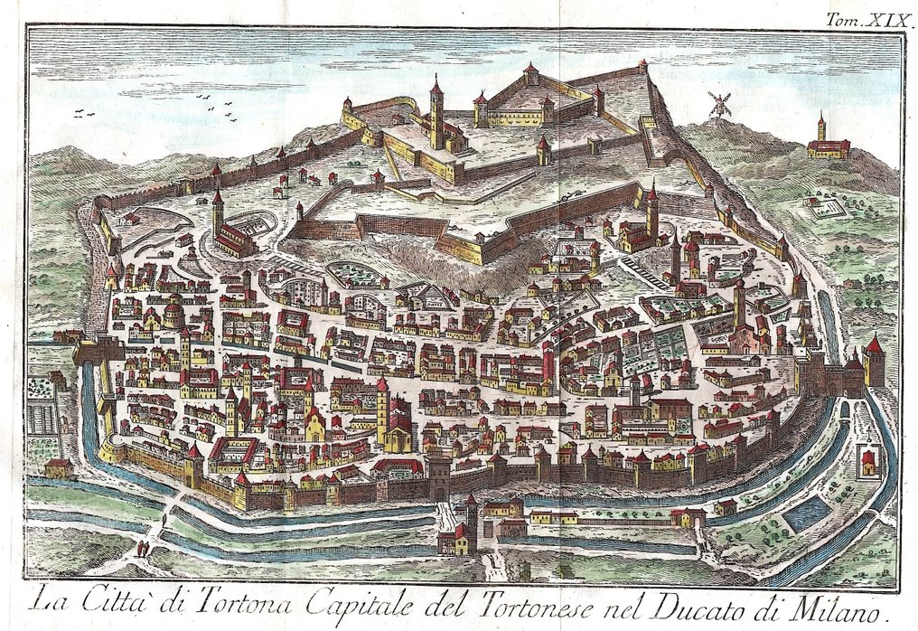 意大利 - Lombardy/ Tortona; T. Salmon - La Città di Tortona Capitale del Tortonese nel Ducato di Milano - 1721-1750 #1.0