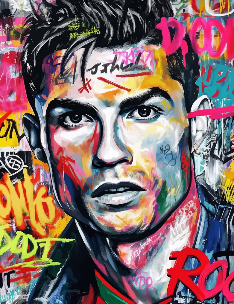 IPR Graph - Cristiano Ronaldo: El Ídolo del Graffiti Pop #1.0