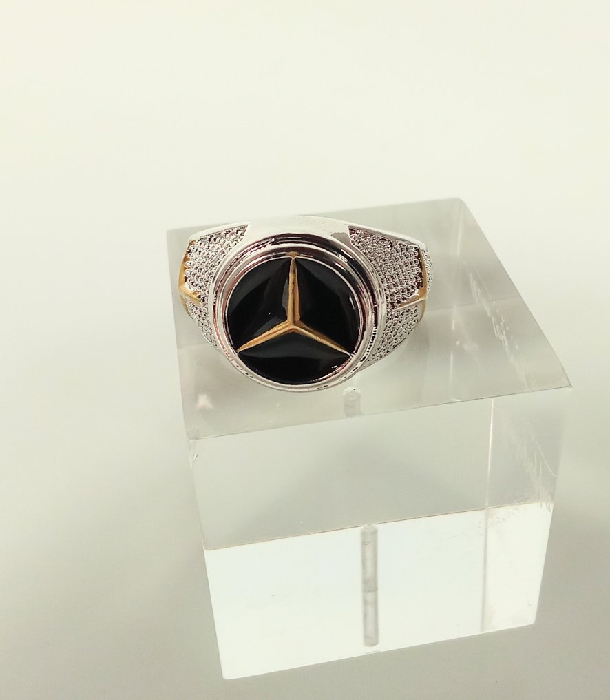 梅赛德斯-奔驰银色戒指 - Mercedes-Benz - Anello #1.0