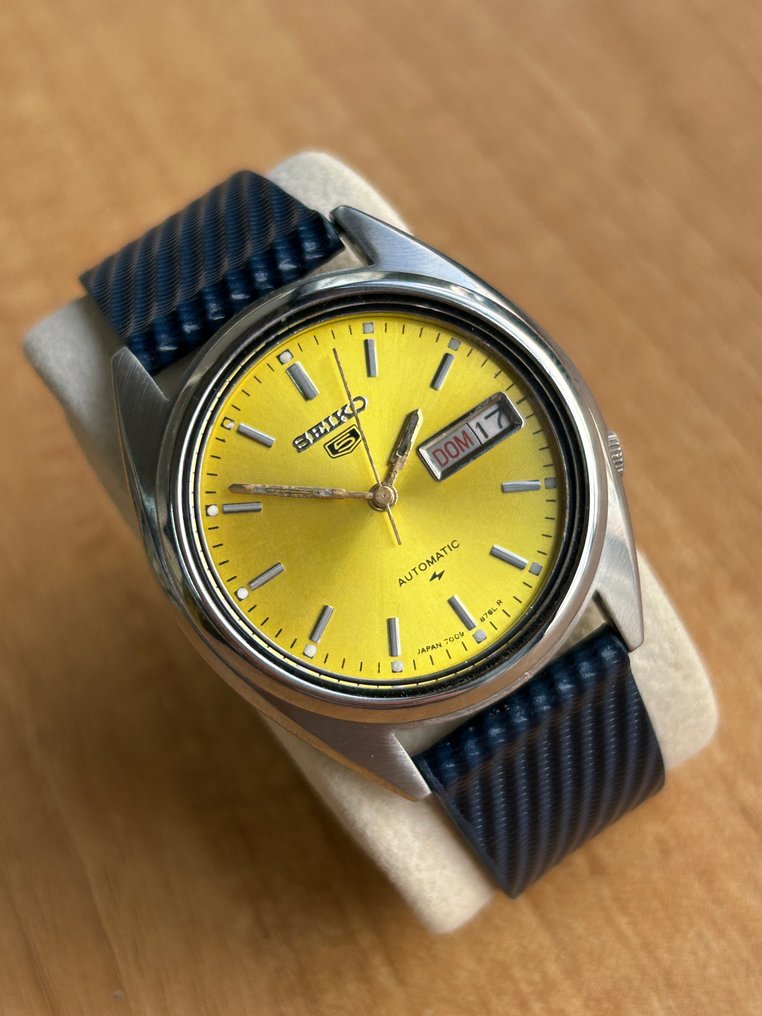 Seiko - 5 yellow dial - No reserve price - 7009-3040 - Men - 1970-1979 #1.0
