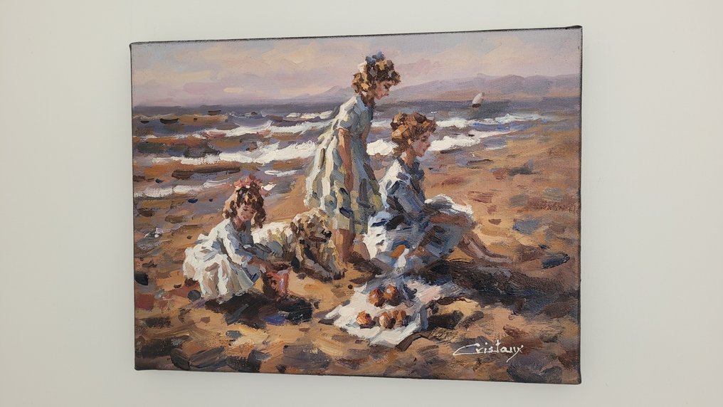 Francis Cristaux (1950) - Vacances au bord de la mer #2.1