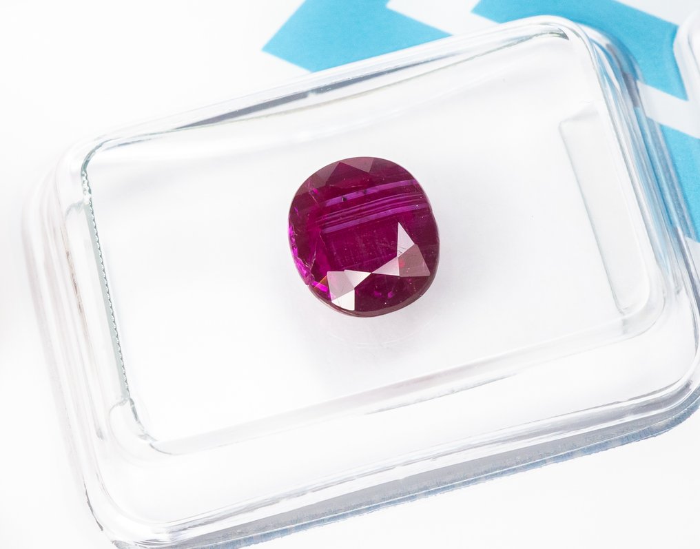 No reserve price Ruby  - 1.44 ct - International Gemological Institute (IGI) - Deep Purplish Red #1.0