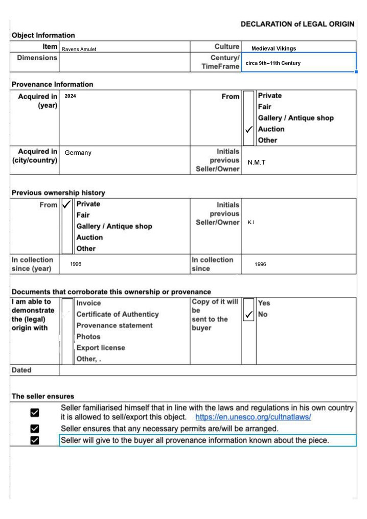 維京時代 青銅色 成对蛇的护符 北欧符号——保护与宇宙平衡  (沒有保留價) #3.2