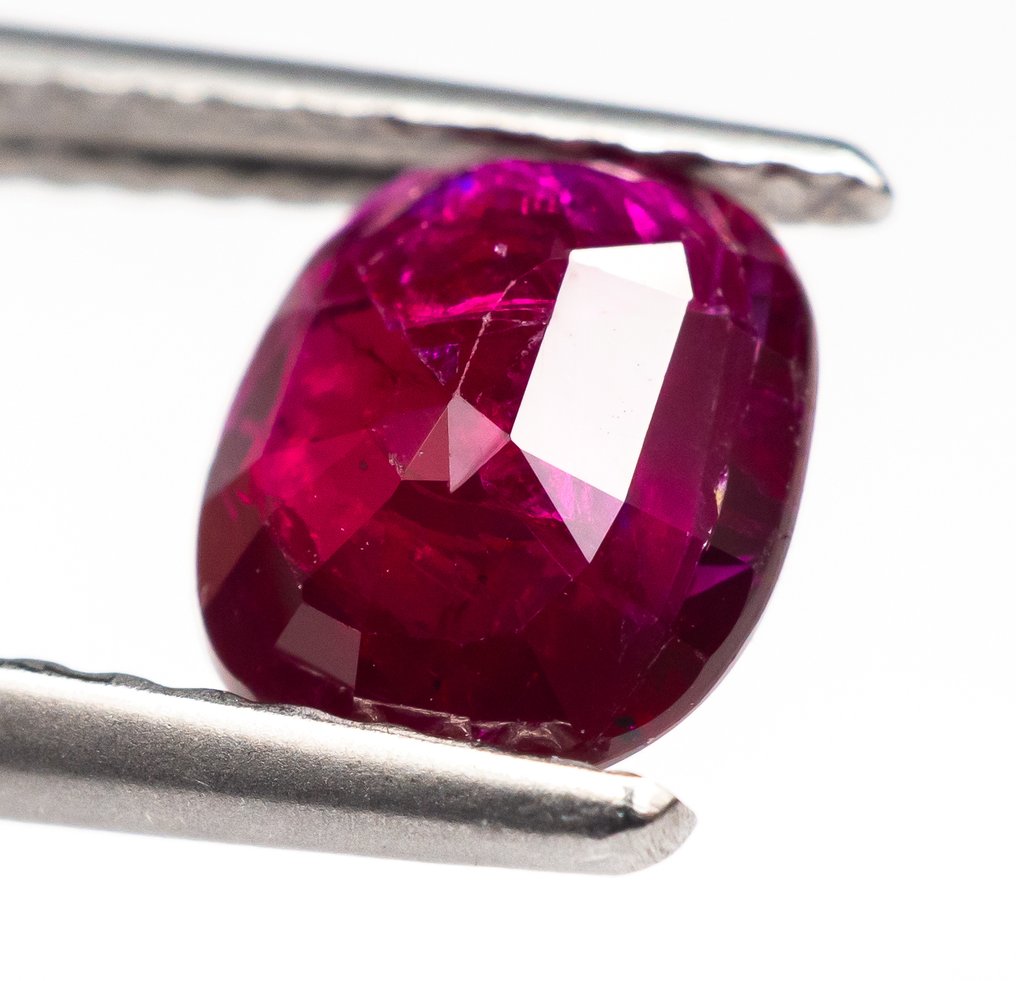 沒有保留價 紅寶石 - 1.15 ct - Bellerophon Gemlab - 深红 #4.3