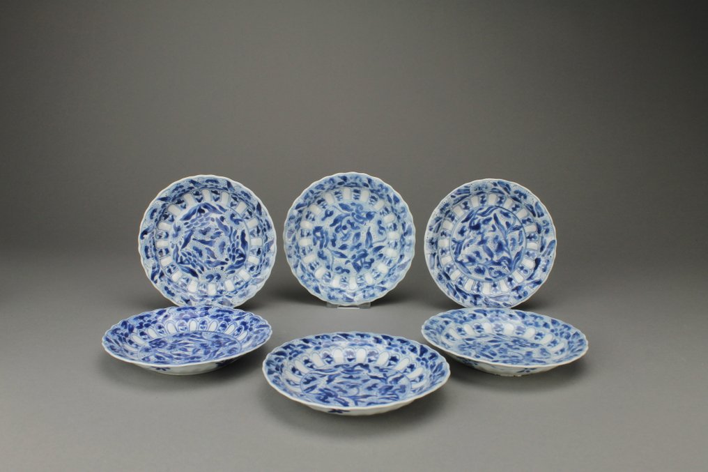 杯子和碟子配有花朵 - 瓷器 - 中國 - 清康熙（1662-1722） #4.3