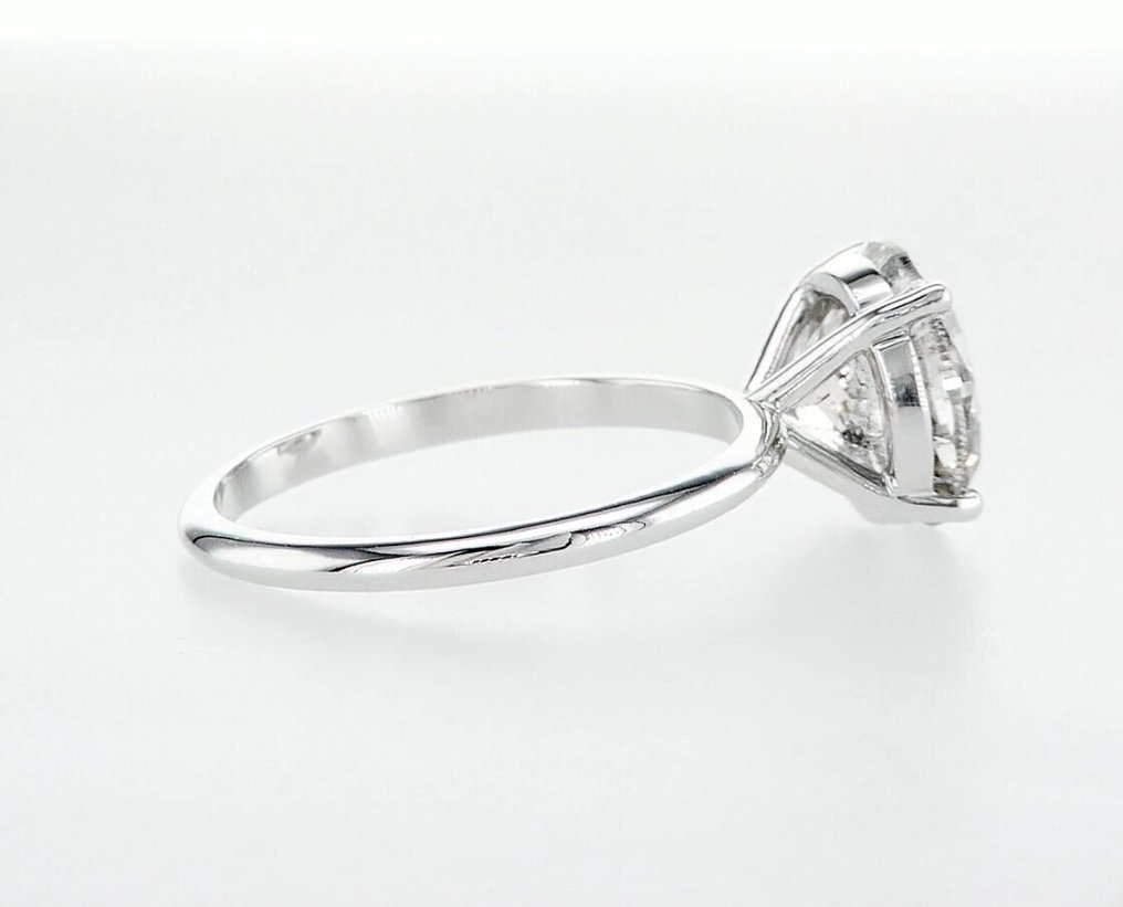 没有保留价 - 戒指 - 14K包金 白金 -  3.01ct. tw. 钻石 (天然) - 钻石 #4.3