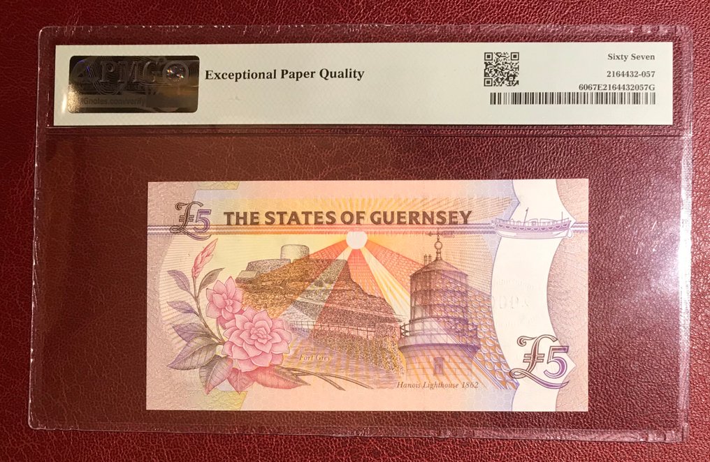 Guernsey. - 5 Pounds 2000 - Pick 60 - "Commemorative"  (No Reserve Price) #1.0