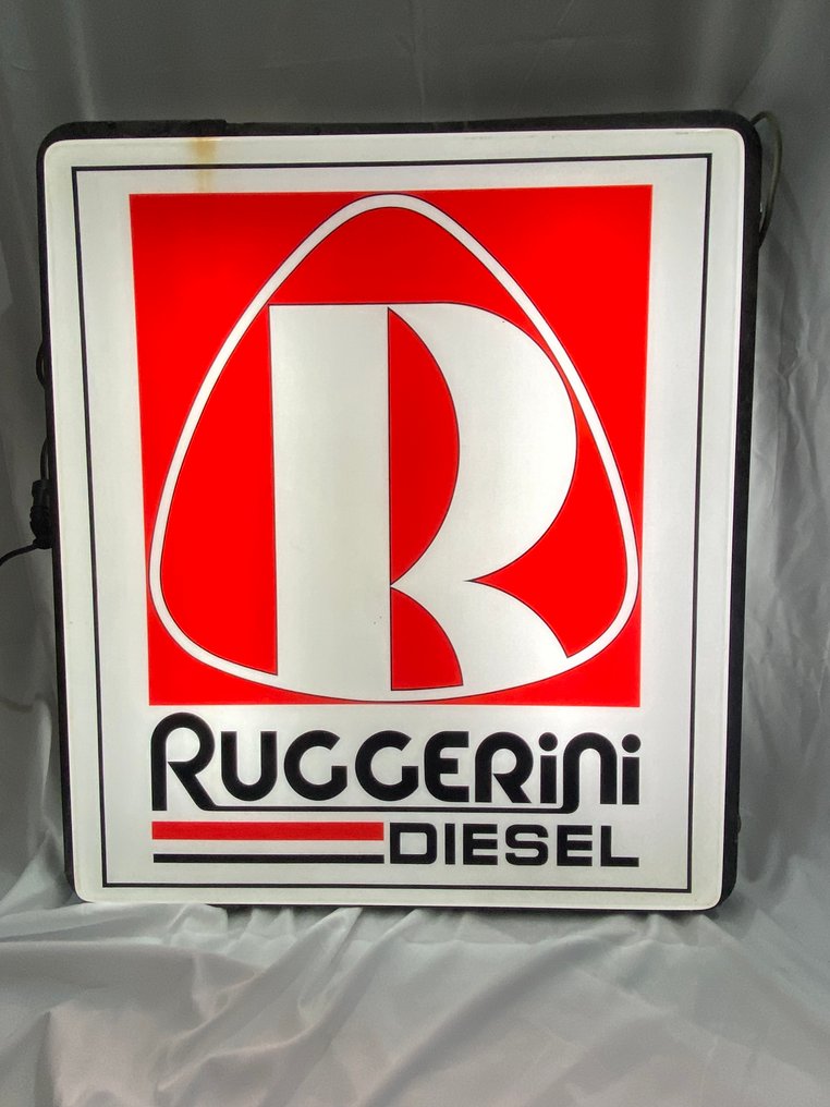 illuminated sign - Ruggerini - 1980 #1.0