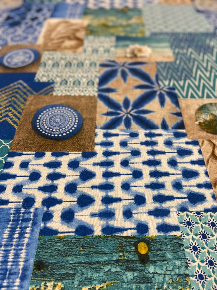 Lively fabric with a marine theme in double height without a reserve! - Textile - 320 cm - 280 cm #2.1