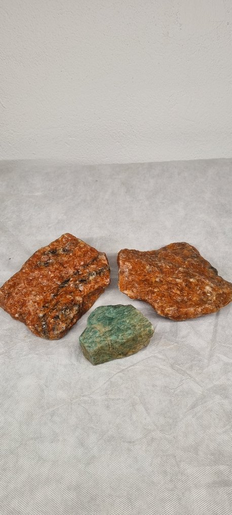 Amazonite Freeform - Height: 14 cm - Width: 12 cm- 2.34 kg - (3) #1.0