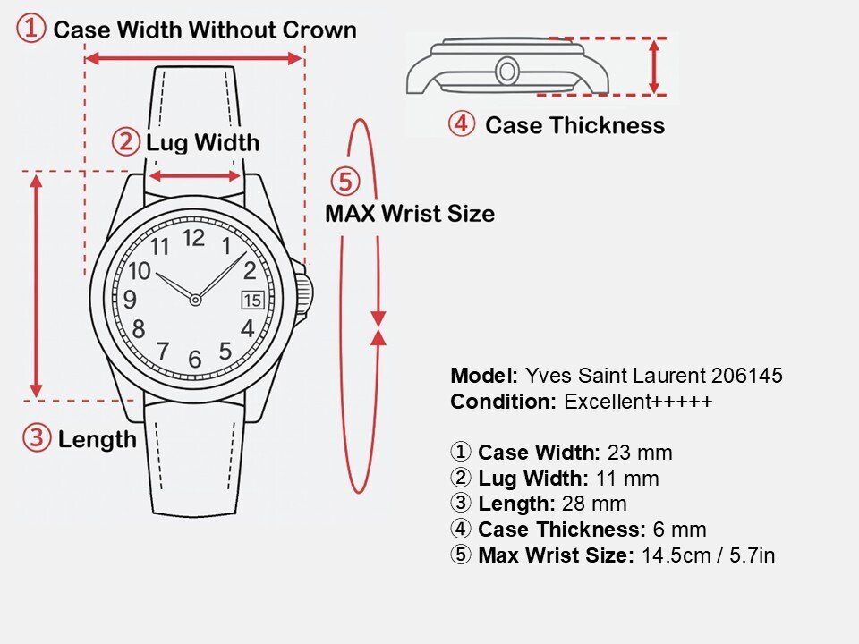 Yves Saint Laurent - Quartz - χωρίς τιμή ασφαλείας - Γυναίκες - 1990-1999  #2.1