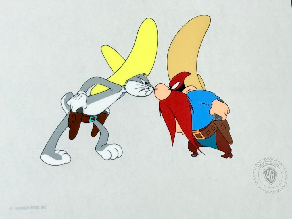 Warner Bros. - Original sericel art (1992) - Bugs Bunny & Yosemite Sam #2.1