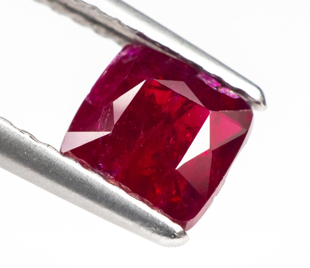 Senza prezzo di riserva Rubino  - 1.13 ct - Bellerophon Gemlab - Deep Red #1.0