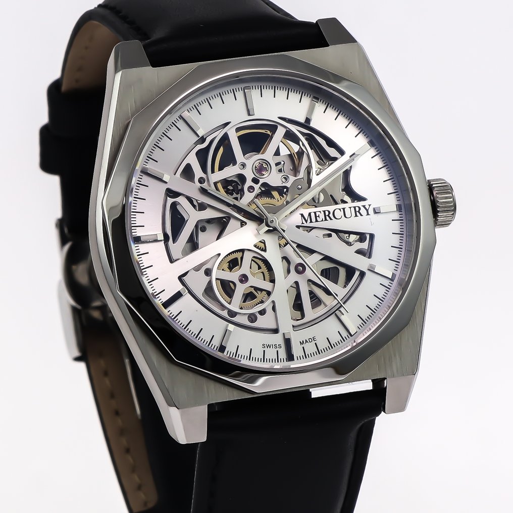 Mercury - Skeleton Automatic Swiss Watch - MEA488SK-SL-1 - Sin Precio de Reserva - Hombre - Posterior a 2020  #1.0