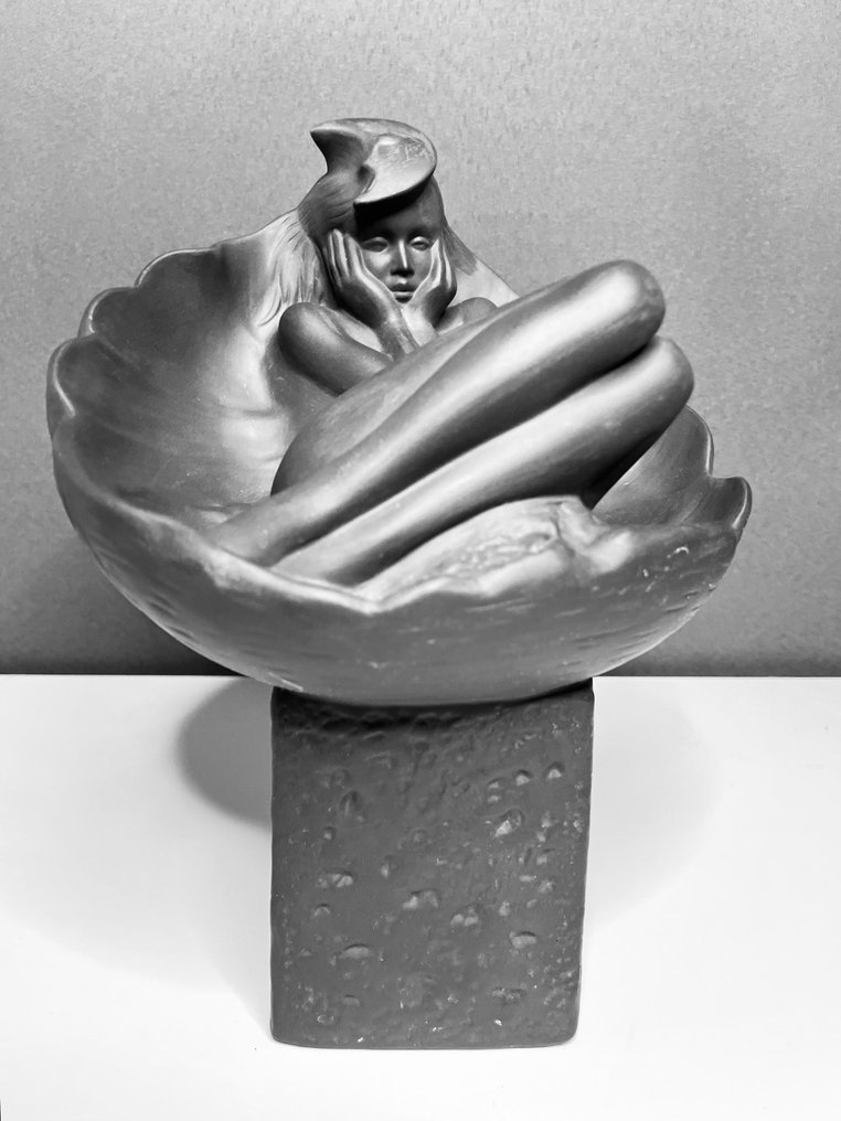 Royal Copenhagen - Christel Marrot - Φιγούρα - Starsign Cancer - Μη εφυαλωμένη πορσελάνη #1.0