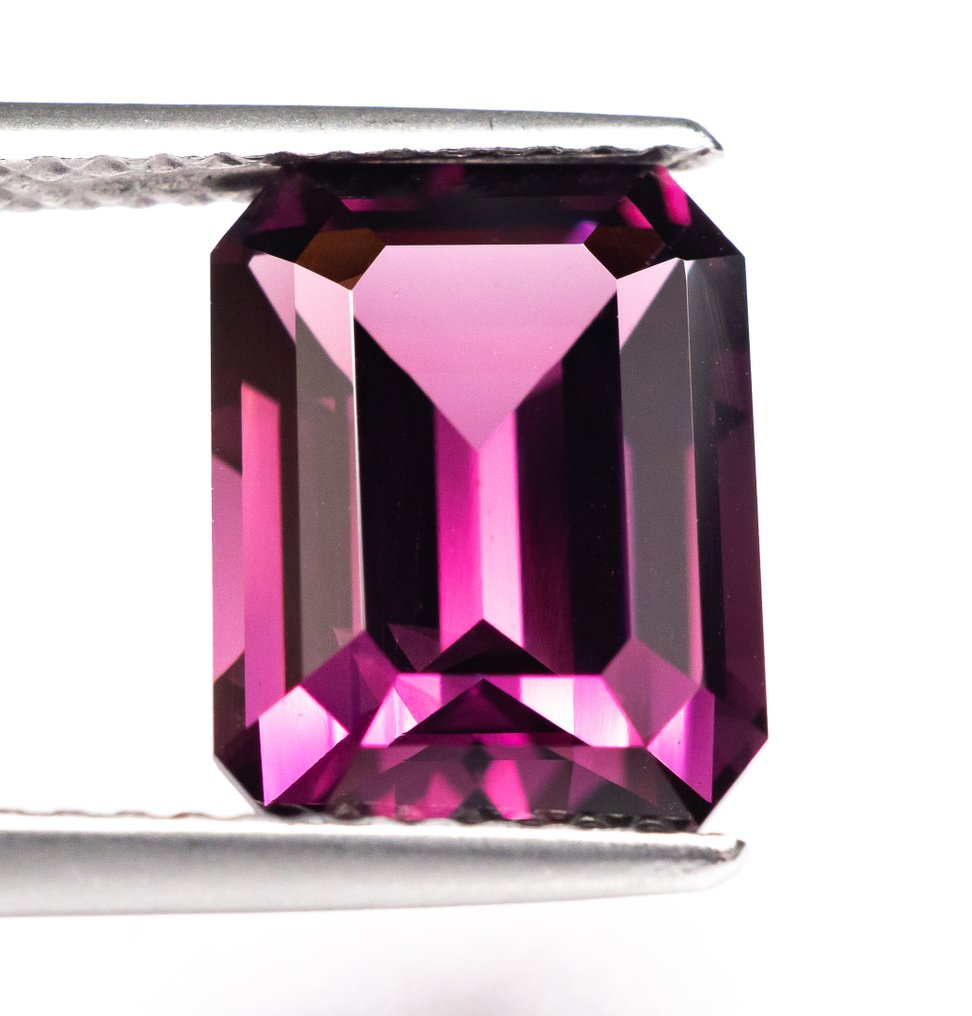 沒有保留價 尖晶石  - 4.19 ct - Antwerp Laboratory for Gemstone Testing (ALGT) - 鲜明的/深邃的紫粉色 #1.0