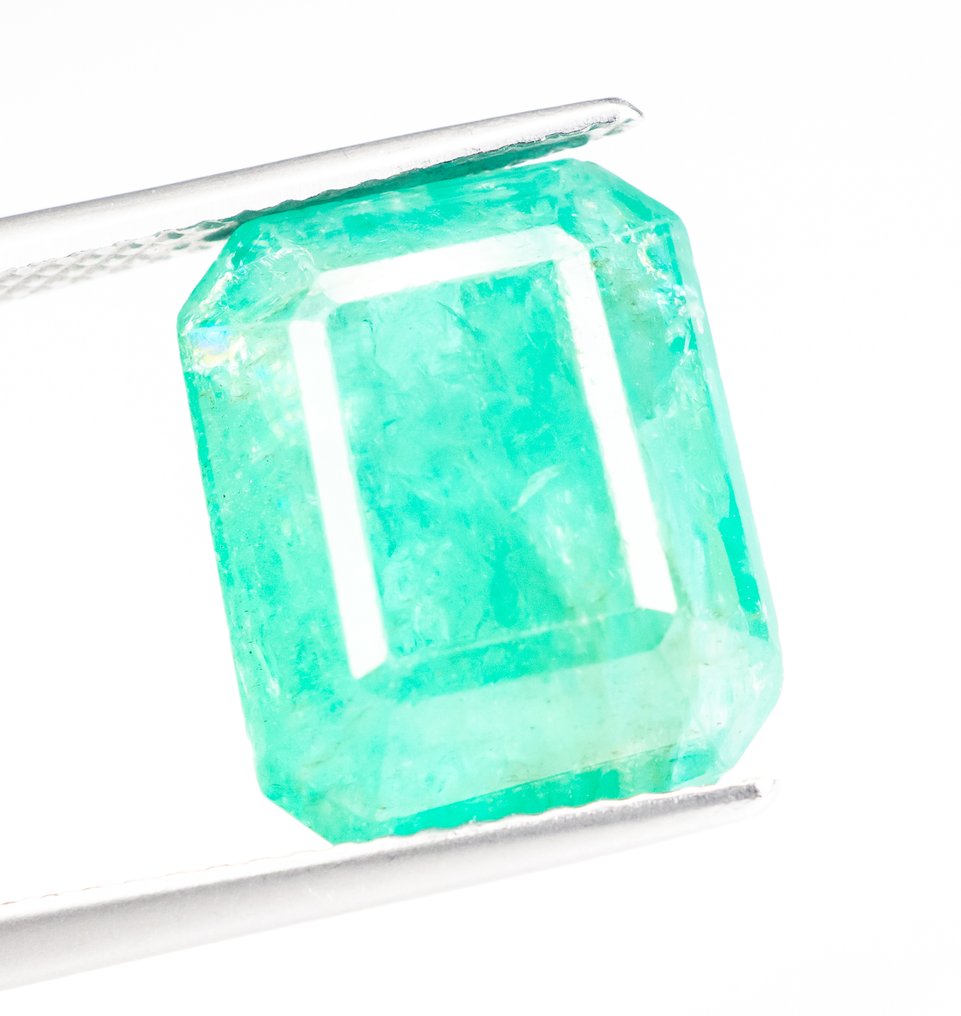 Nincs minimálár Zöld Smaragd - 9.64 ct - Nemzetközi Gemmológiai Intézet (IGI) - Zambia #1.0