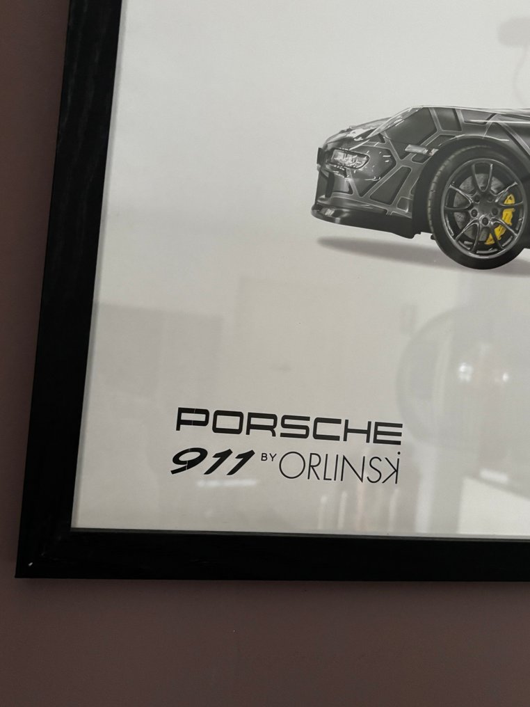 Richard Orlinski (1966) - Porsche 911 by Orlinski handgesigneerd #2.1