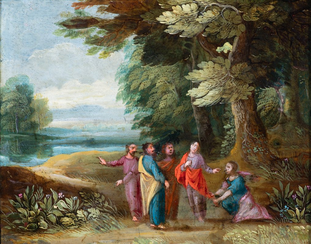 David Vinckboons (1576–1632), ......的圈子 - Noli me tangere #1.0