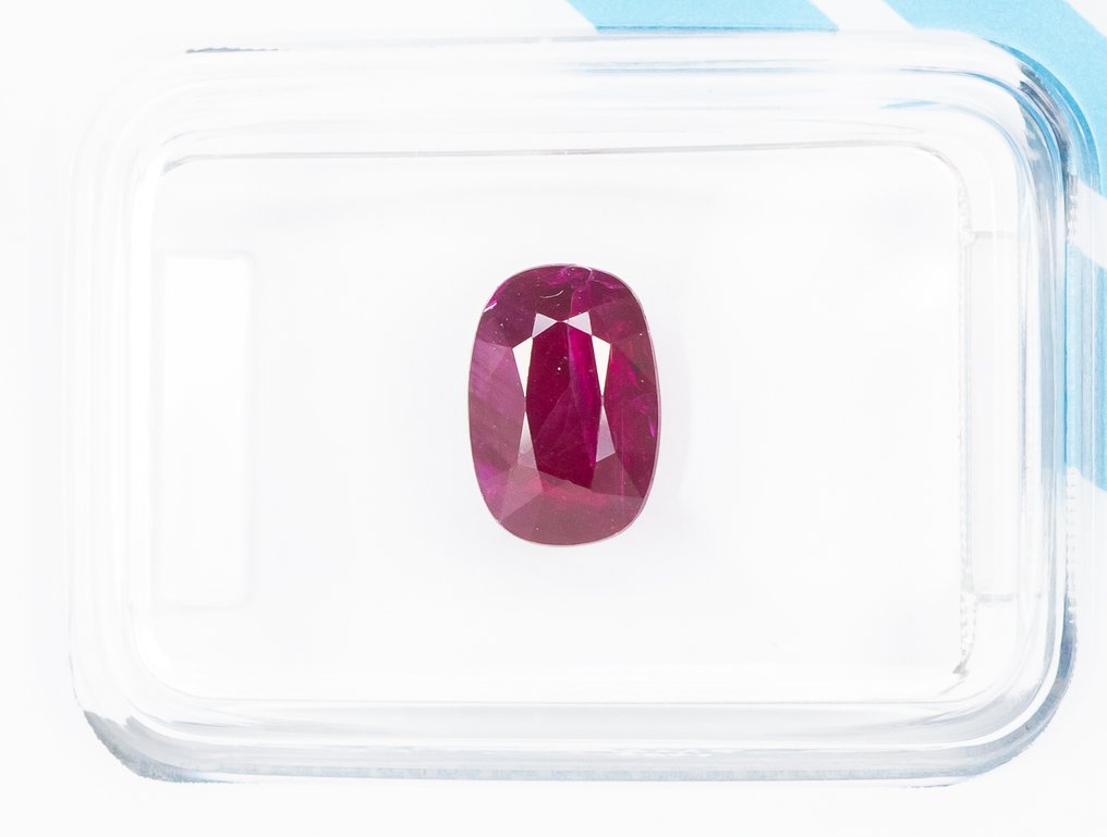 No reserve price Ruby  - 1.44 ct - International Gemological Institute (IGI) - Deep Purplish Red #1.0