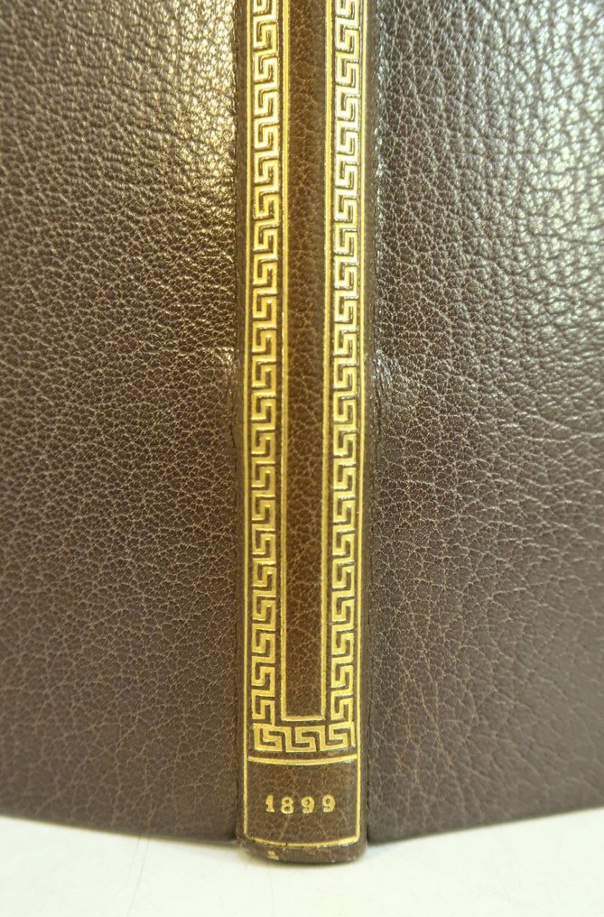 Ernest Renan / ‎Bellery-Desfontaines ; Eugène Froment - Prière sur l'Acropole‎ [reliure à la grecque de Affolter] - 1899 #4.3