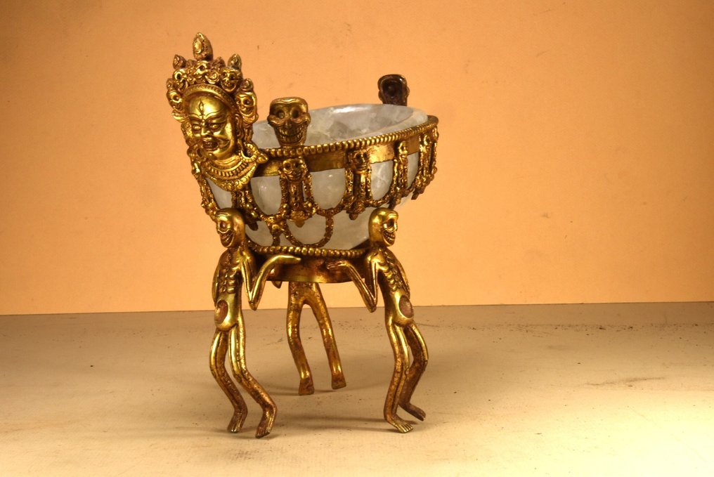 Θρησκευτικά και πνευματικά αντικείμενα - Κρύσταλλο - 1960-1970 - Σπάνιο Θιβετιανό Καπάλα #2.1