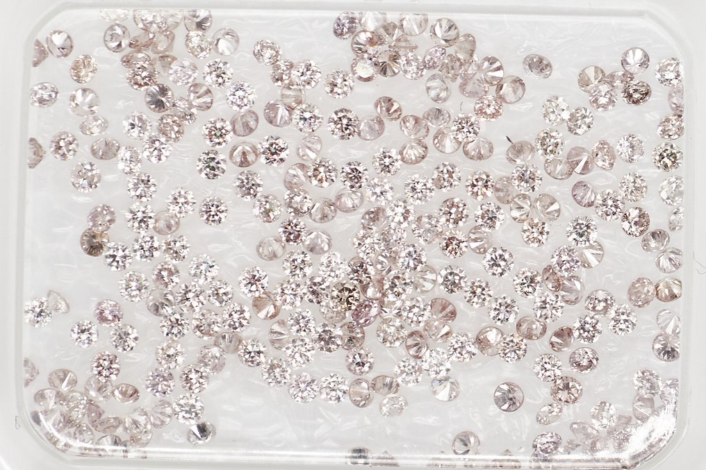 χωρίς τιμή ασφαλείας - 278 pcs Διαμάντι  (Φυσικό)  - 1.35 ct - Στρογγυλό - SI1, SI2, I1, I2, I3 - Gem Report Antwerp (GRA) #1.0