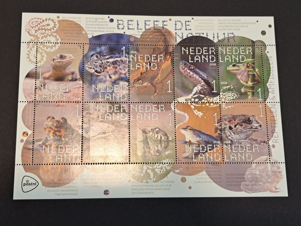 Netherlands 2018 - Complete 2018 edition: Experience nature in mint condition sheets. #4.3