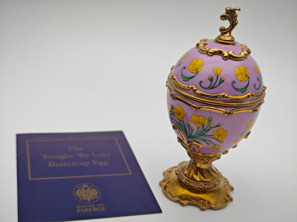 Αυγό Fabergé - Μουσικό Αυγό Buttercup του House of Fabergé - Πορσελάνη #1.0