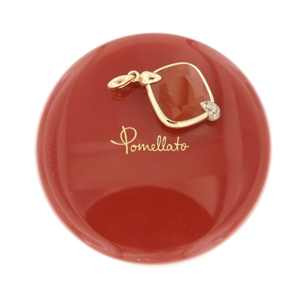 Nincs minimálár - Pomellato - Függő - 18 kt. Rózsa arany -  0.52ct. tw. - Gyémánt - Arckép - Diaspro #1.0