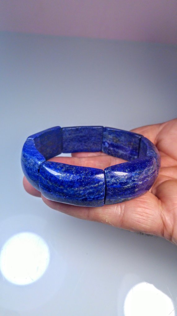 青金石 - 皇家蓝青金石手链 - 项链 #4.3