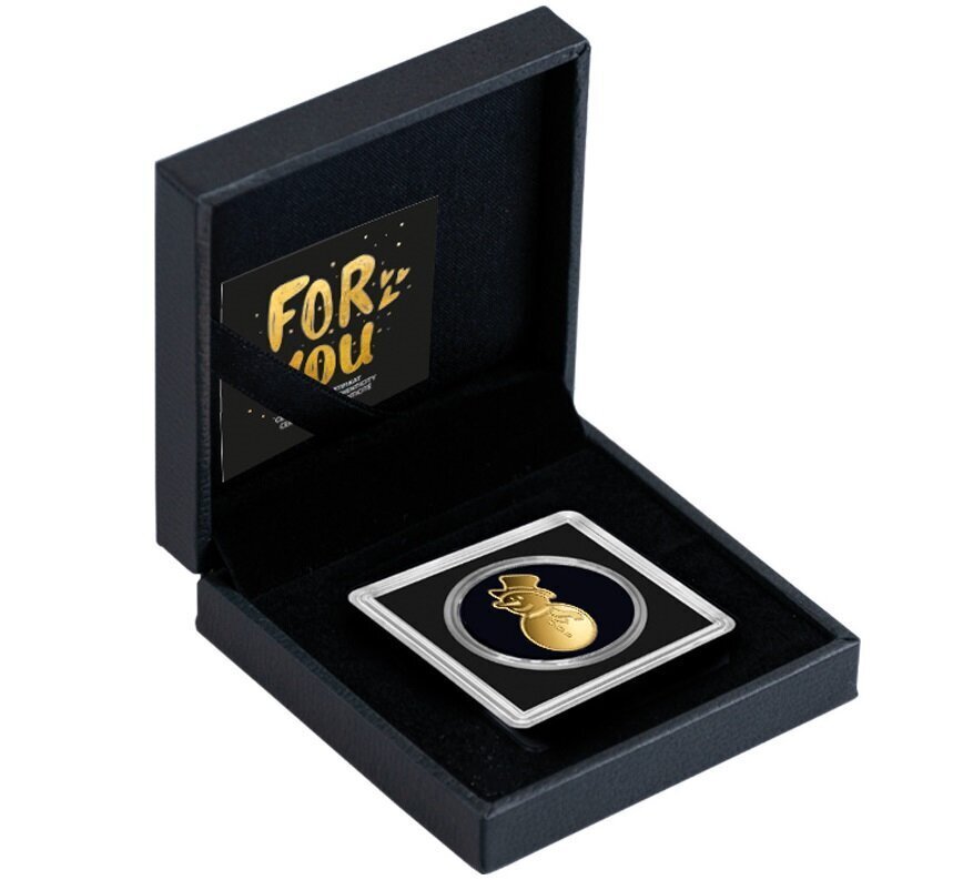 Chad. 3000 Francs 1/1000 oz 999 Fine Gold 3000 CFA Francs Chad Snowman Coin (w/ Box & COA) (No Reserve Price) #2.1