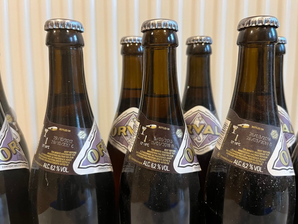 Orval - 2011, 2012, 2013, 2014, 2015 & 2016 - 33cl -  6 bottles  #2.1