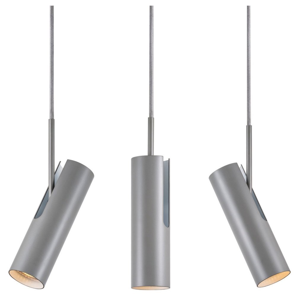 Nordlux, Design For The People - Bønnelycke MDD - Κρεμαστό φωτιστικό (3) - MIB 6 - Γκρι - Μέταλλο - 3 κομμάτια - χωρίς προκαθορισμένη τιμή #1.0