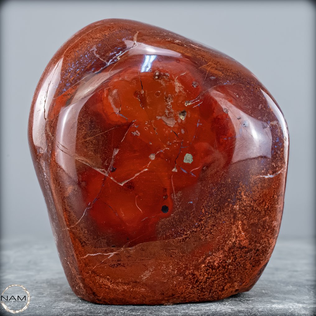 Jaspis rojo natural y ágata Freeform- 1471.66 g #1.0