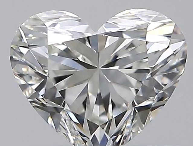 没有保留价 - 1 pcs 钻石 (天然) - 0.53 ct - 心形 - H - IF - 美国宝石研究院(GIA) - 没有 #1.0