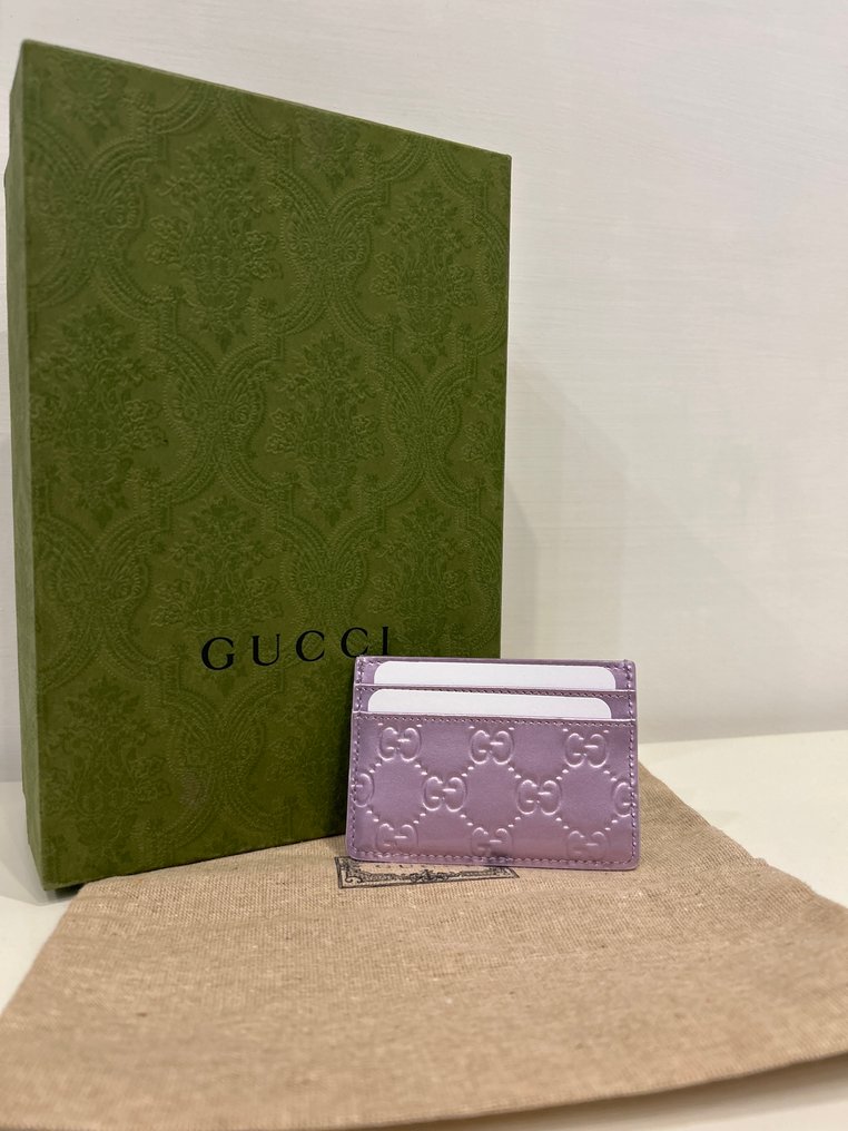 Gucci - Gucci - Levéltartó - gg emblem - Latex, Lakkbőr - GG EMBLEM MODELLO 2025 #1.0