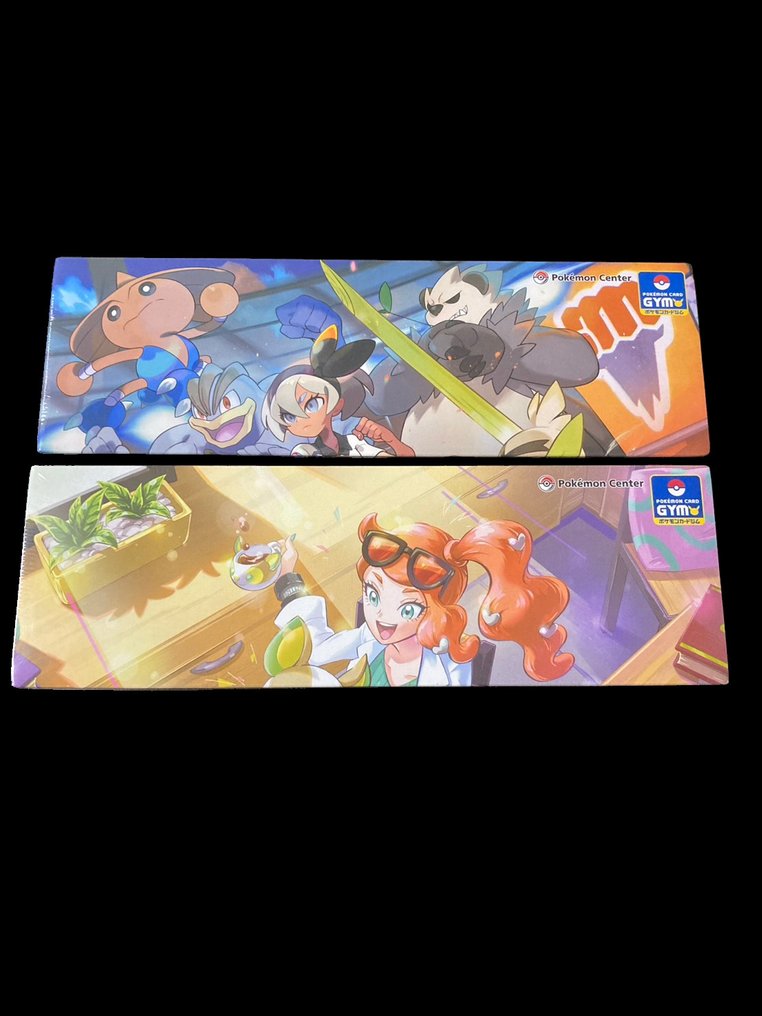 Pokémon - 2 Box - Pokémon Trading Card Game 【Rubber Playmat Set: Saitō】&【Rubber Playmat Set Sonia】 - Sword & Shield #1.0